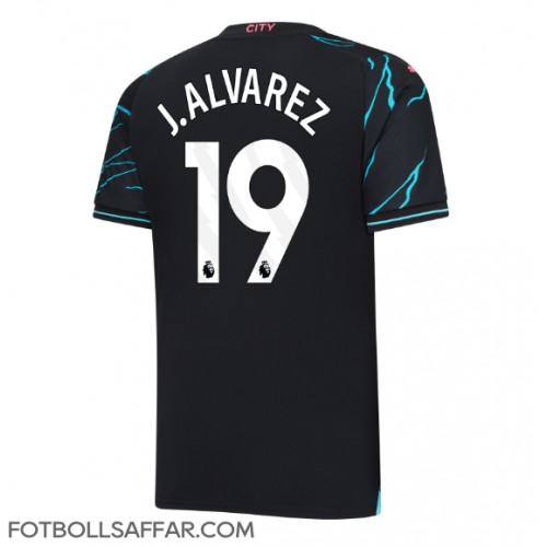 Manchester City Julian Alvarez #19 Tredjeställ 2023-24 Kortärmad